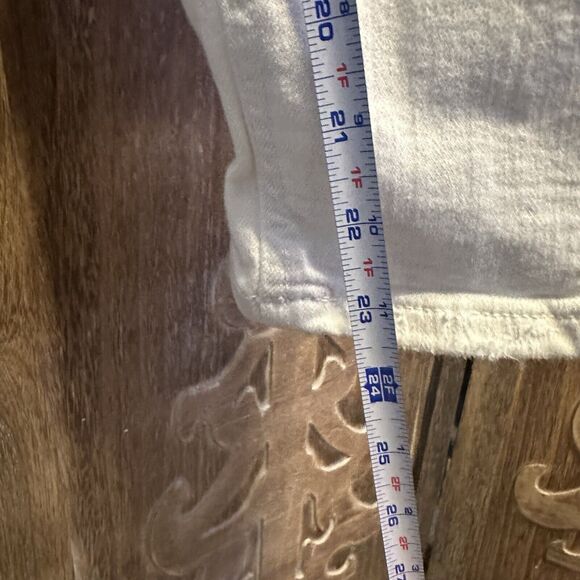 Anthropologie Pilcro and the Letterpress White High Rise Slim Jeans Sz 30 C14 - Picture 9 of 13